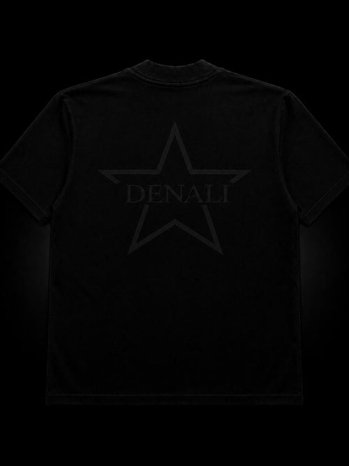 Vista trasera Black Star — estrella tonal Black on Black — DENALI