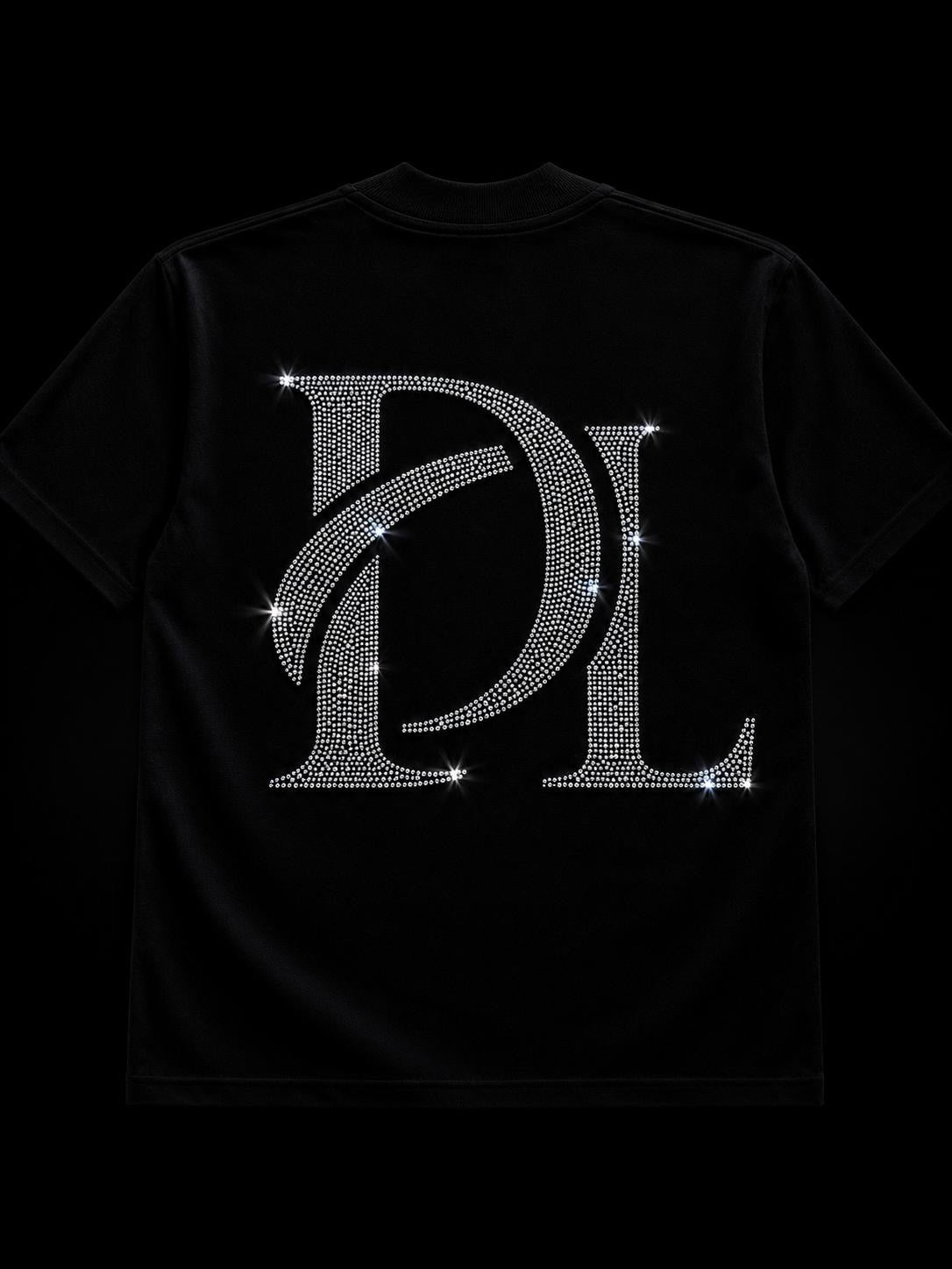 Vista trasera Starlight DL — diseño Full Rhinestone luxury streetwear — DENALI